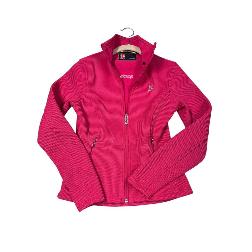 Spyder Women's Endure Full Zip Jacket in Hot Pink Size XS LNC!